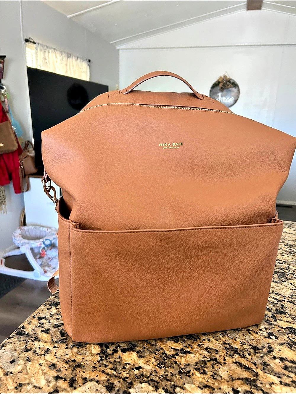 Mina Baie Stevie Full Backpack Terra/Gold